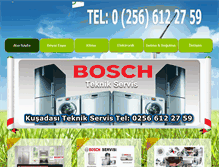 Tablet Screenshot of kusadasibosch.com